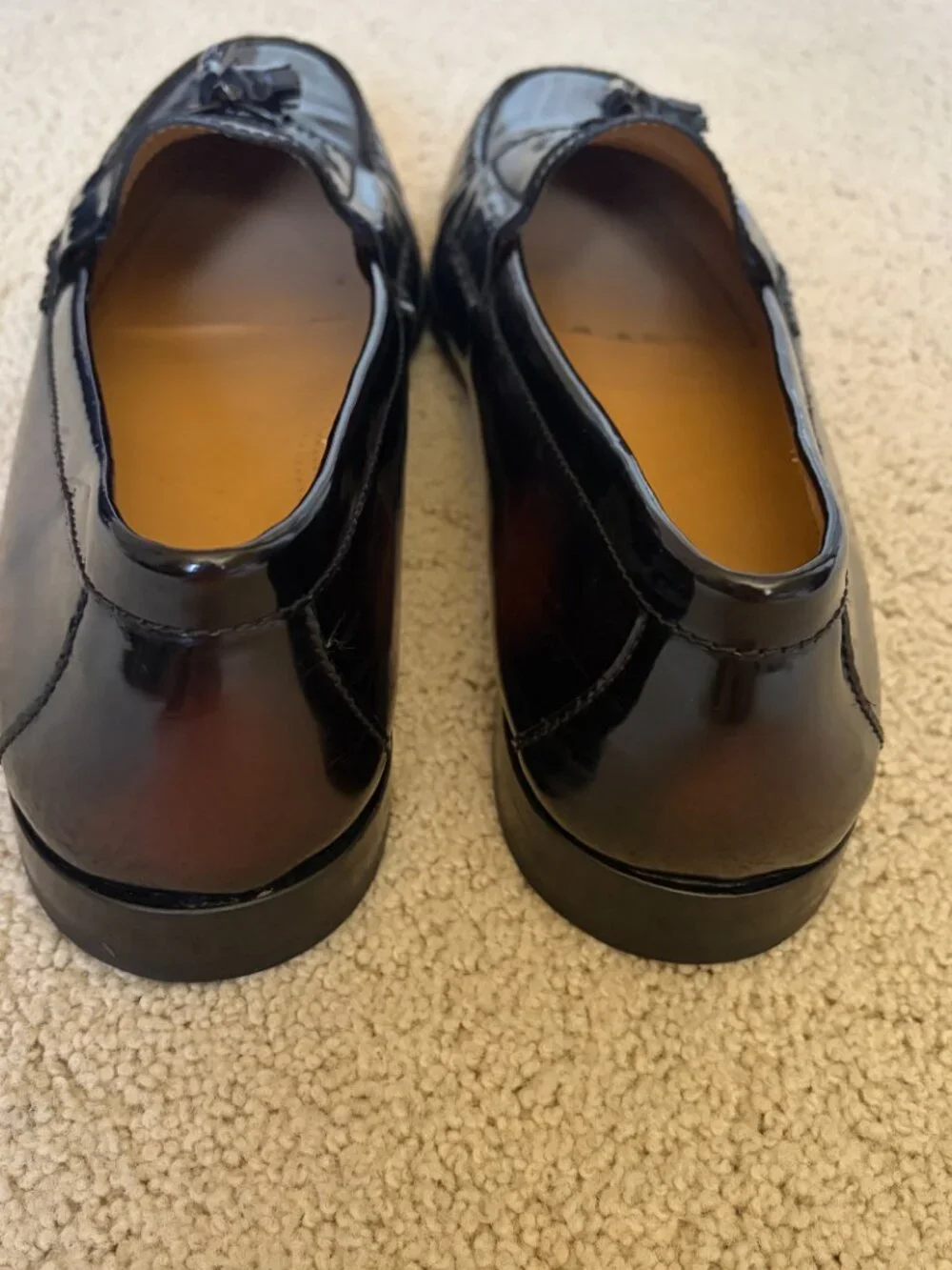 Cole Haan Men's Pinch Tassel Loafer Dress Casual Shoes Sz 15 Burgundy